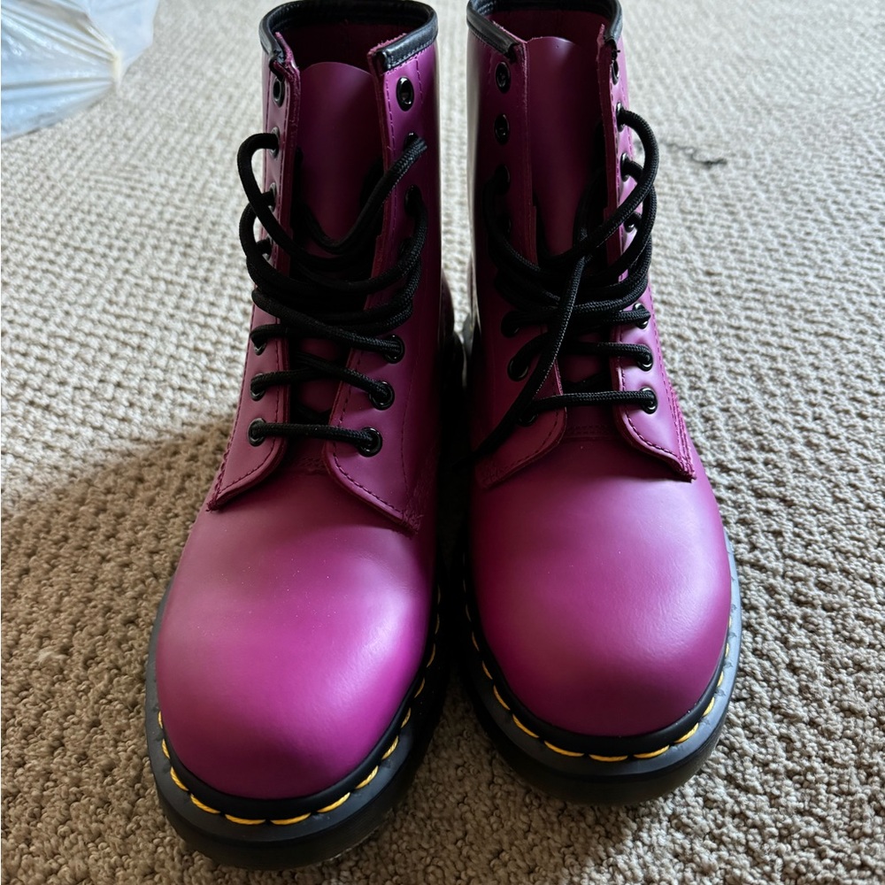 Dr. Martens Pink 1460 Pascal combat boots
